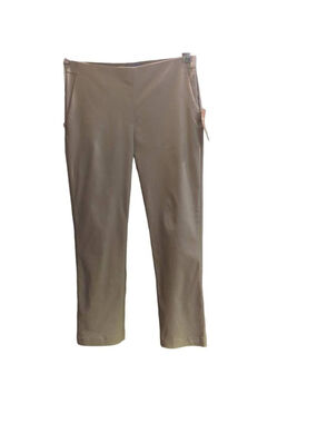 Cotton Traders Women's 10 Ultimate Pull On Slacks Dark Taupe Classic Office New